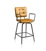 Chaise-haute-accoudoirs-Manou-36690-tissu-Karese-ochre-01-HendersHazel