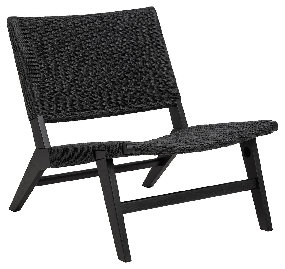 Chaise-lounge-Carson-105206-paper-plaits-mat-black-01-Actona