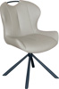 Chaise-pivotante-Ensor-cuir-Firenze-Ivory-side-Comodi-living