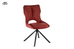 Chaise-pivotante-Mori-9230-5-tissu-rouge-01-Rousseau