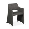 Chaise-roulettes-Jones-tissu-anthracite-Maxfurn