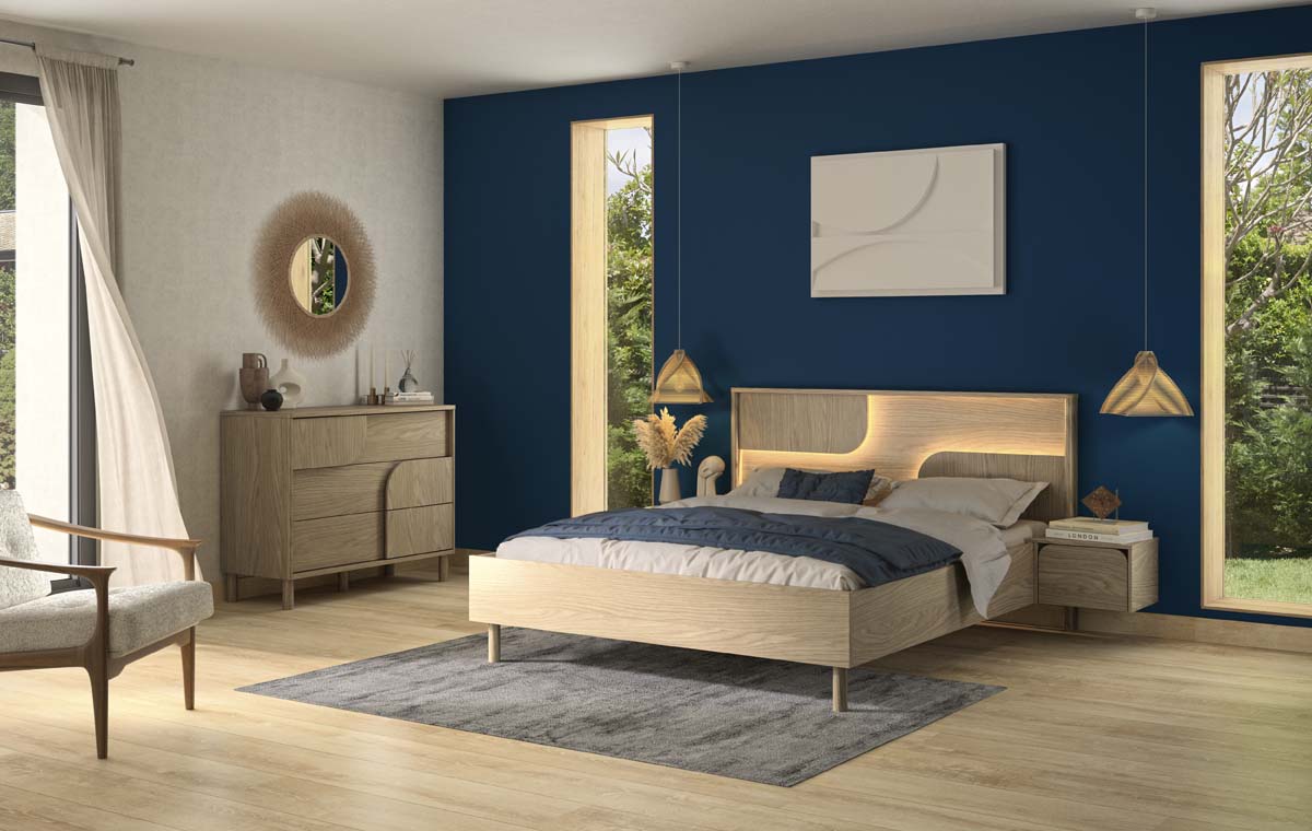 Chambre-Galys-chene-rookwood-lit-2-chevets-commode-01-Gautier