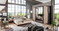 Chambre-a-coucher-Malmoe-armoire-portes-battantes225cm-lit160cm-chevets-decor-fir-noir-Wimex