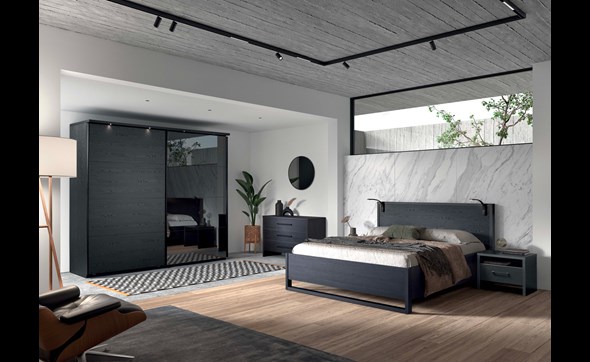 Chambre-armoires-portes-miroir-Rosie-decor-bois-nox-noir-110cm-GBO