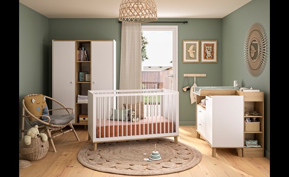 Tout pour la chambre de bébé : lits bébé, lits évolutifs, articles