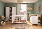 Chambre-bebe-Alba-chene-artisan-blanc-Gautier