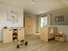 Chambre-bebe-Lina-chene-artisan-Neyt