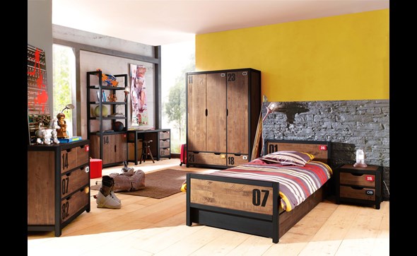 Chambre-enfant-Alex-armoire148cm-lit90cm-chevet50cm-bureau-bois-massif-MDF-Vipack