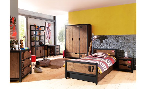 Chambre-enfant-Alex-armoire148cm-lit90cm-chevet50cm-bureau-bois-massif-MDF-Vipack