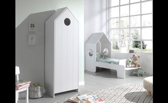 Chambre-enfant-Casami-lit-cabane90cm-armoire58cm-MDF-laque-blanc-CSCO7014-Vipack