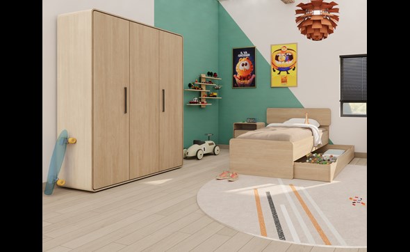 Chambre-enfant-Lago-decor-bois-sand-oak-01-Meubar