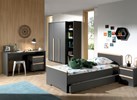 Chambre-enfant-London-armoire146cm-lit90cm-chevet-bureau-melamine-anthracite-decor-chene-Vipack