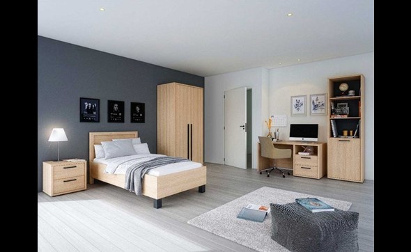 Chambre-enfant-armoire-2-portes-Tessa-decor-bois-chene-sable-Neyt