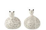 Chat-Visage-Ceramique-Blanc-Noir-Large-Assortiment-De-2-17581-Jolipa