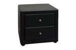 Chevet-2-tiroirs-NT-BBT-3023-pu-noir-47cmAlcos