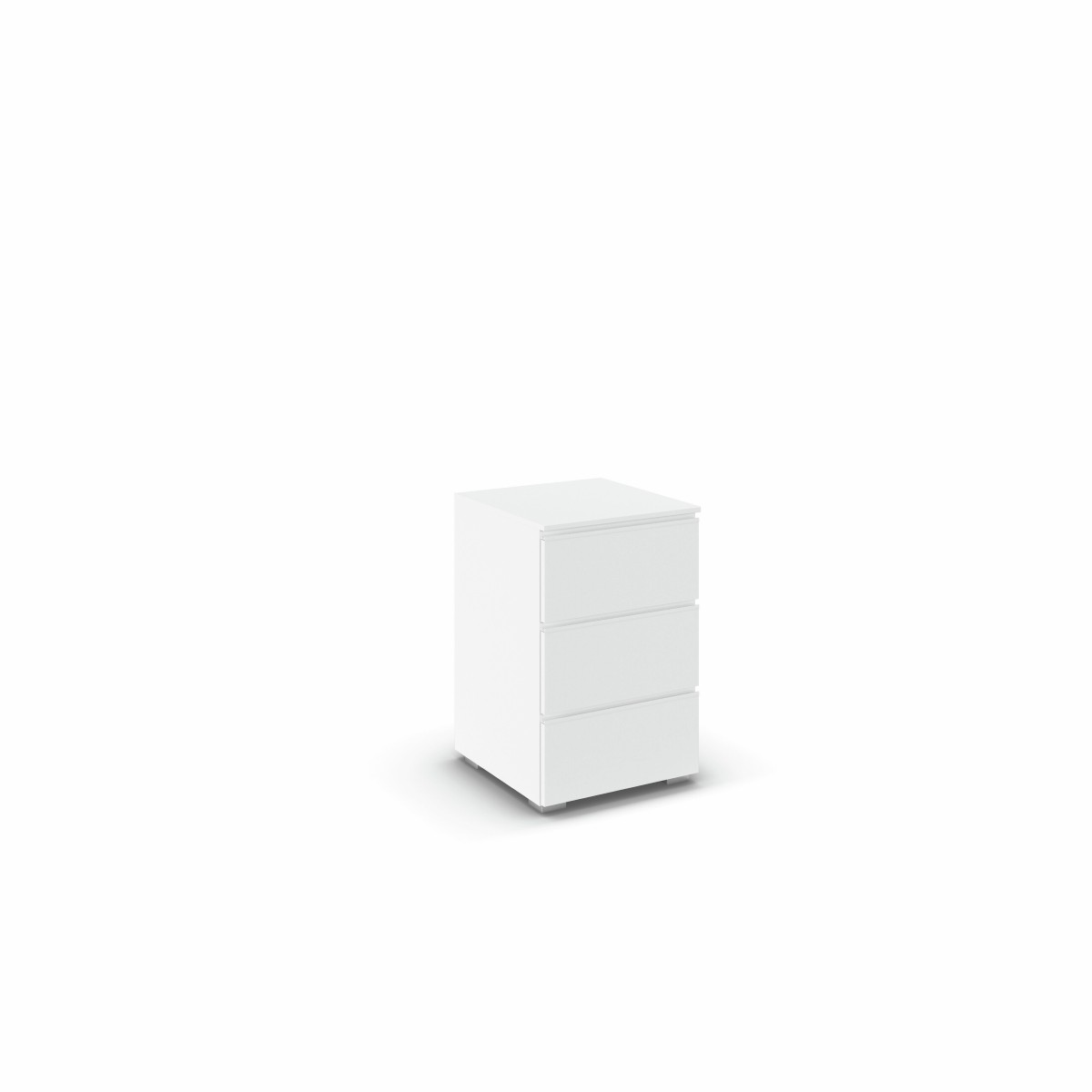 Chevet-3 tiroirs-Joel-6J23-AG504-Blanc neige-01-Rauch