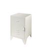 Chevet-Bronxx-metal-blanc-BRNA1114-Vipack