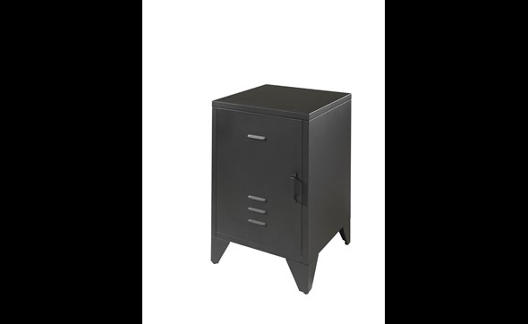 Chevet-Bronxx-metal-noir-BRNA1118-Vipack