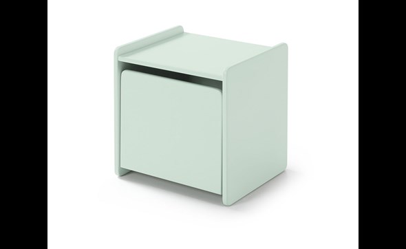 Chevet-Kiddy-MDF-laque-mint-40cm-Vipack