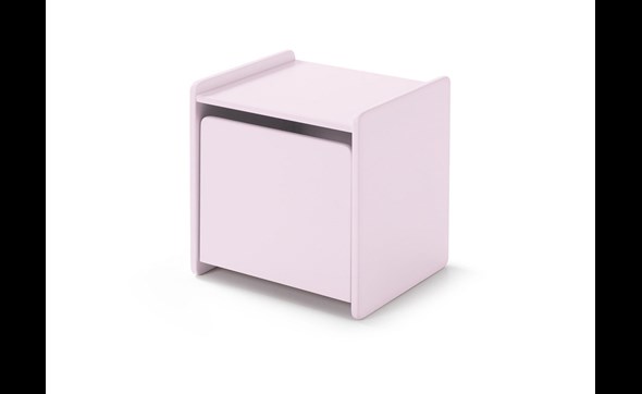 Chevet-Kiddy-MDF-laque-rose-40cm-Vipack
