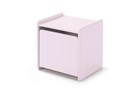 Chevet-Kiddy-MDF-laque-rose-40cm-Vipack