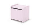 Chevet-Kiddy-MDF-laque-rose-40cm-Vipack