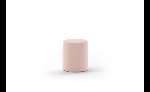 Chevet-pouf-Moon-tissu-boucle-rose-Vipack