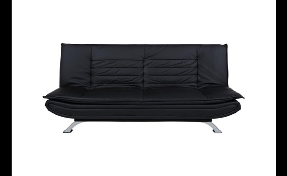 Clic-clac-Faith-simili-cuir-noir-pieds-chrome-44369-01-Actona