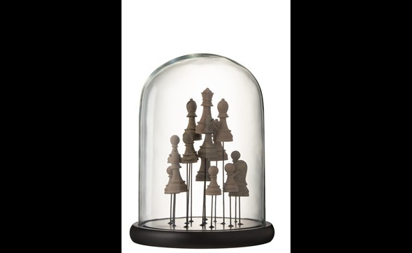 Cloche-Pieces-D'echecs-2928-Verre-Marron-Medium-01-Jolipa
