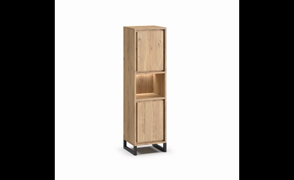 Colonne-2-portes-1-niche-Naturel-millenium-oak-nature-K545-KB1L-56,10cm-Meubar