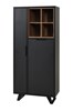 Colonne-Veneto-KB6L-melamine-elegant-black-old-teak-K717-01-Meubar