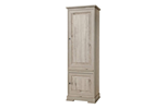 Colonne-bar-2-portes-Kent-decor-bois-chene-millenium-gris-clair-K540-KB6R-68cm-Meubar