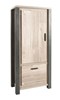 Colonne-bar-2-portes-Tomba-decor-bois-chene-vieux-imitation-acier-K497-KB6L-81cm-TRUC-Meubar