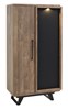 Colonne-bar-Trentino-88cm-KB6-old-teak-matt-black-Meubar