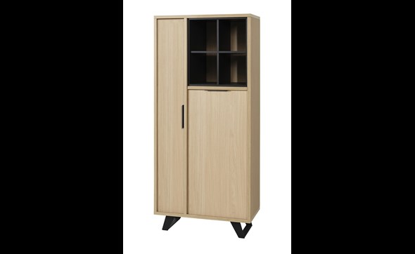 Colonne-bar-Veneto-KB6L-melamine-elegant-black-oak-K726-01-Meubar
