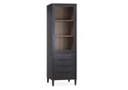 Colonne-vitrine-1-porte-4-tiroirs-Gamma-lamulux-old-piano-teak-67cm-Maxfurn