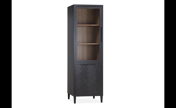 Colonne-vitrine-2-portes-Gamma-lamulux-old-piano-teak-67cm-Maxfurn