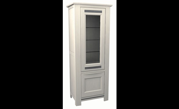 Colonne-vitrine-2-portes-Malaga-decor-chene-massif-placage-naturel-blanchi-311-ceramique-gris-625900