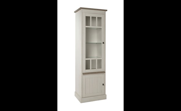 Colonne-vitrine-2-portes-York-decor-bois-meleze-K467-KV1L-67cm-Meubar