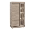 Colonne-vitrine-Belluno-decor-chene-brun-clair-K541-KV1L-84cm-Evan