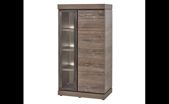 Colonne-vitrine-Belluno-decor-chene-brun-fonce-K538-KV1R-84cm-Evan
