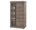 Colonne-vitrine-Belluno-decor-chene-brun-fonce-K538-KV1R-84cm-Evan