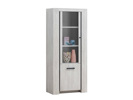 Colonne-vitrine-Elvis-decor-bois-chene-blanc-82cm-Oosterlynck