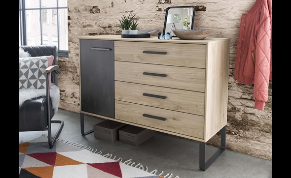 Commode-1-porte-4-tiroirs-Brussel-120cm-decor-chene-pierre-Wiemann