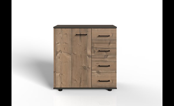 Commode-1-porte-4-tiroirs-Susan-decor-silver-fir-rechampis-graphite-802-710-Wimex