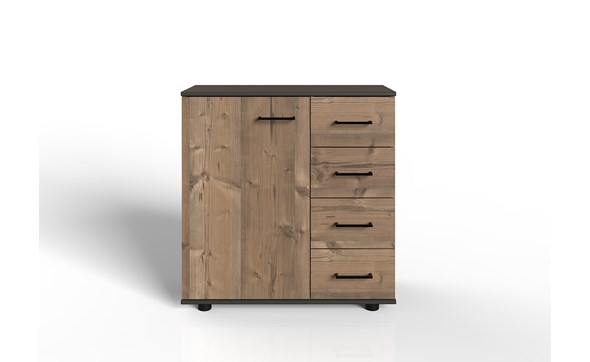 Commode-1-porte-4-tiroirs-Susan-decor-silver-fir-rechampis-graphite-802-710-Wimex