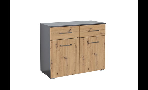 Commode-2-portes-2-tiroirs-Nevada-decor-chene-artisan-Rauch