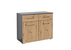 Commode-2-portes-2-tiroirs-Nevada-decor-chene-artisan-Rauch