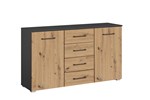 Commode-2-portes-4-tiroirs-Nevada-decor-chene-artisan-Rauch