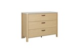 Commode-3 tiroirs-Auriol-1H7D160-Chene Rookwood-01-Gautier